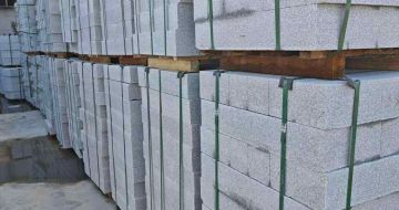 泰安芝麻白路牙石，路侧石