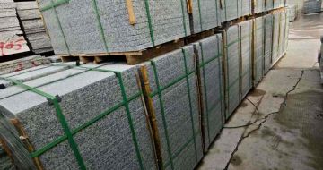 泰安芝麻白地铺版 石材地铺石