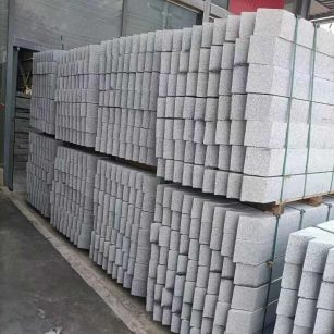 泰安芝麻白树围石 树池