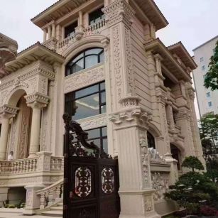 泰安黄金麻别墅外墙异形定制
