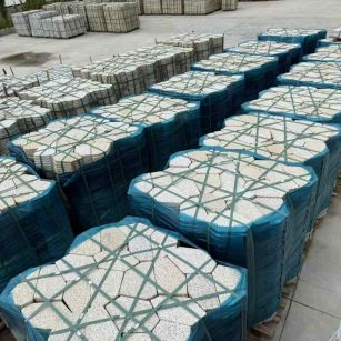 泰安黄金麻冰裂纹 碎拼